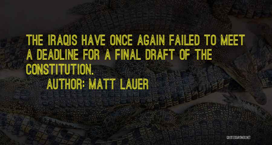 Matt Lauer Quotes 725448