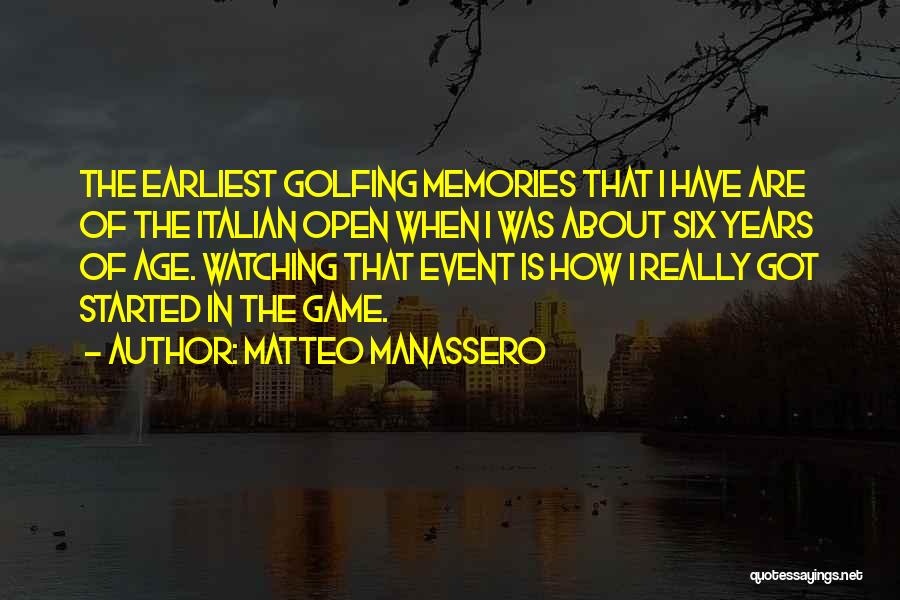 Matteo Manassero Quotes 1401048