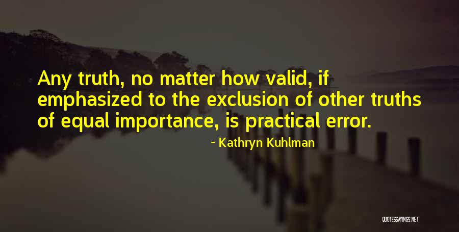 Matter Of Importance Quotes By Kathryn Kuhlman Matter Of Importance Quotes By Kathryn Kuhlman