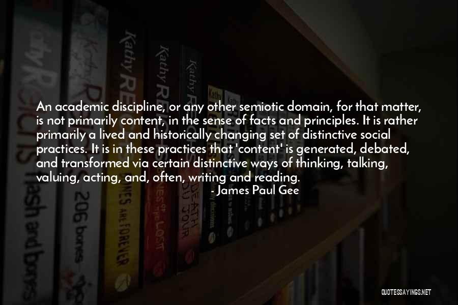 Matter Of Principles Quotes By James Paul Gee Matter Of Principles Quotes By James Paul Gee