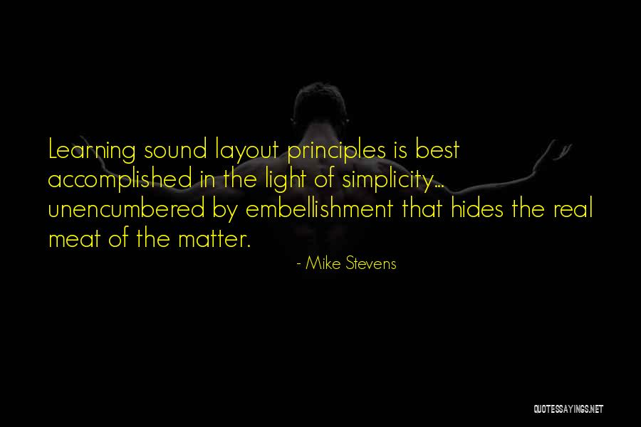 Matter Of Principles Quotes By Mike Stevens Matter Of Principles Quotes By Mike Stevens