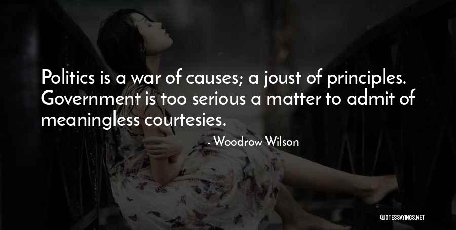 Matter Of Principles Quotes By Woodrow Wilson Matter Of Principles Quotes By Woodrow Wilson
