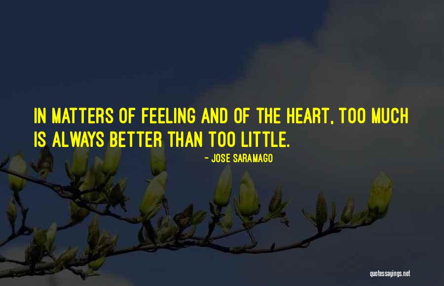 Matters The Heart Quotes By Jose Saramago