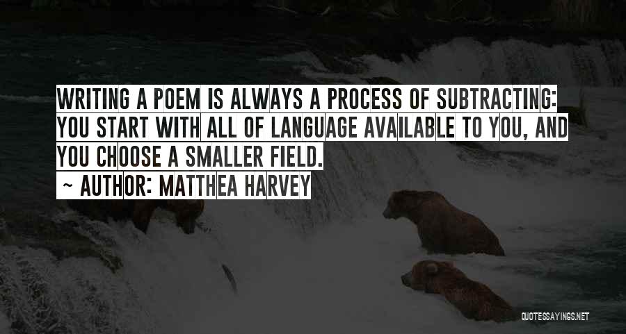 Matthea Harvey Quotes 159667