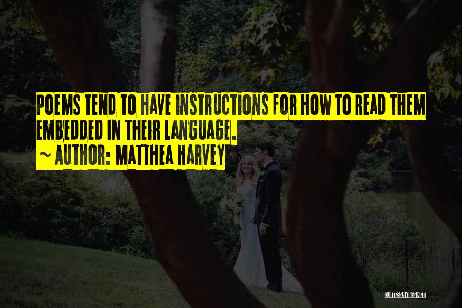 Matthea Harvey Quotes 2080840