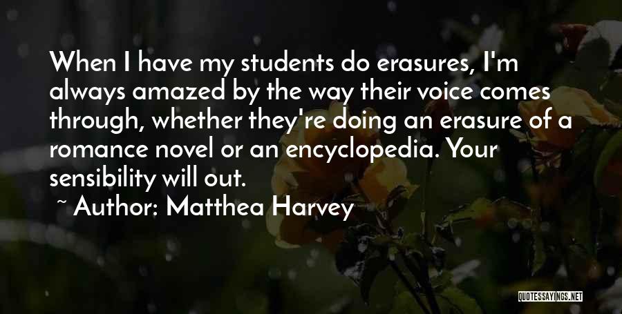 Matthea Harvey Quotes 898039