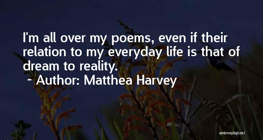 Matthea Harvey Quotes 994155