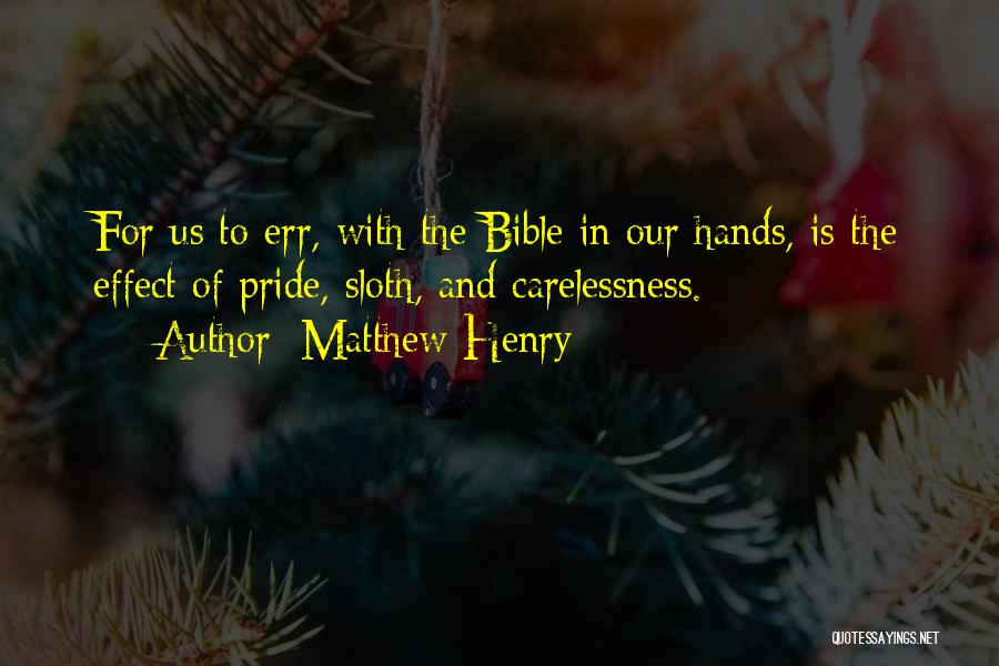 Matthew Bible Quotes By Matthew Henry