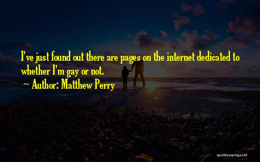 Matthew C Perry Quotes By Matthew Perry