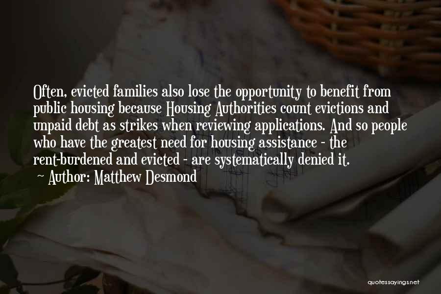 Matthew Desmond Quotes 927184