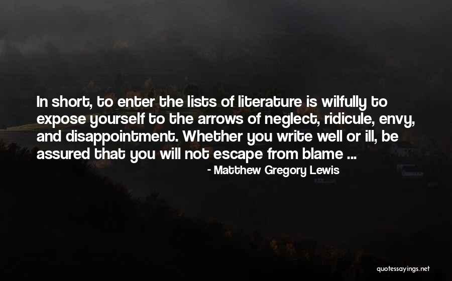 Matthew Gregory Lewis Quotes 1306488 Matthew Gregory Lewis Quotes 1306488