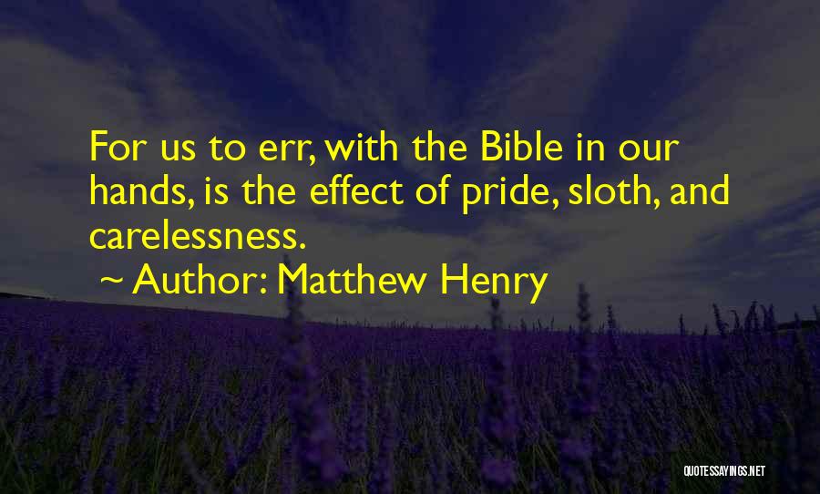 Matthew Henry Quotes 1482364