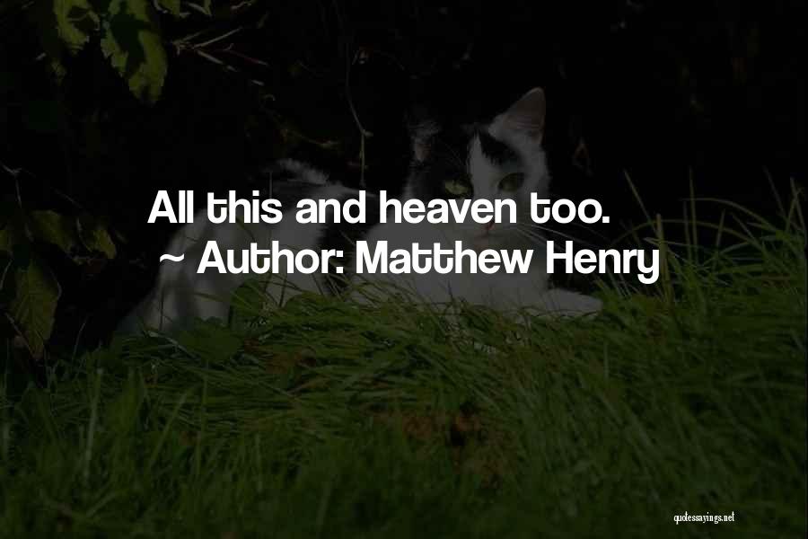Matthew Henry Quotes 1719001
