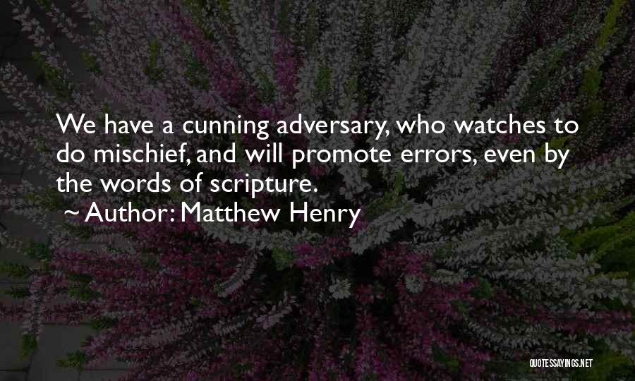 Matthew Henry Quotes 1848725