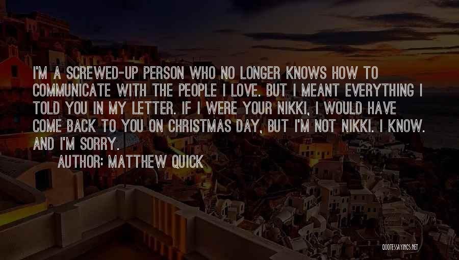 Matthew Quick Quotes 676606