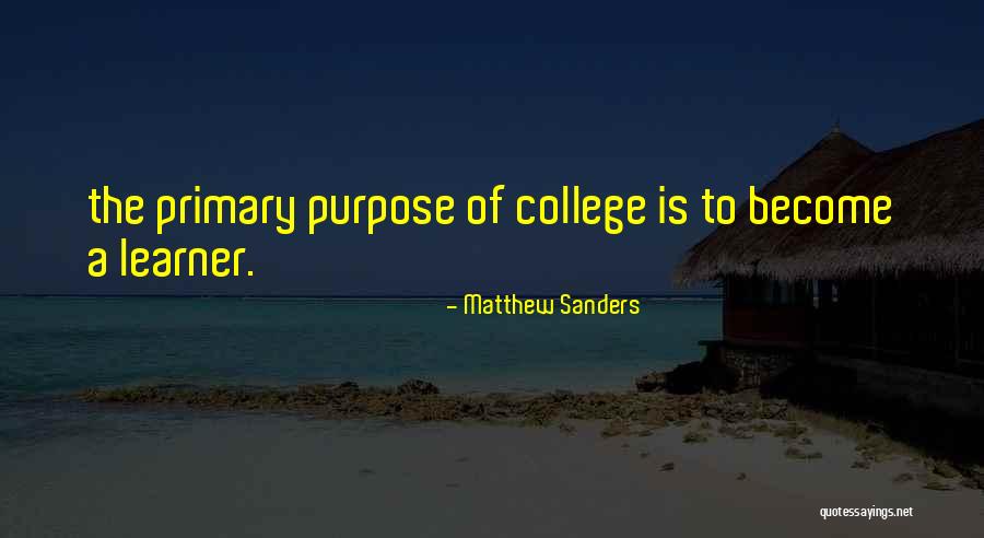 Matthew Sanders Quotes 1086825