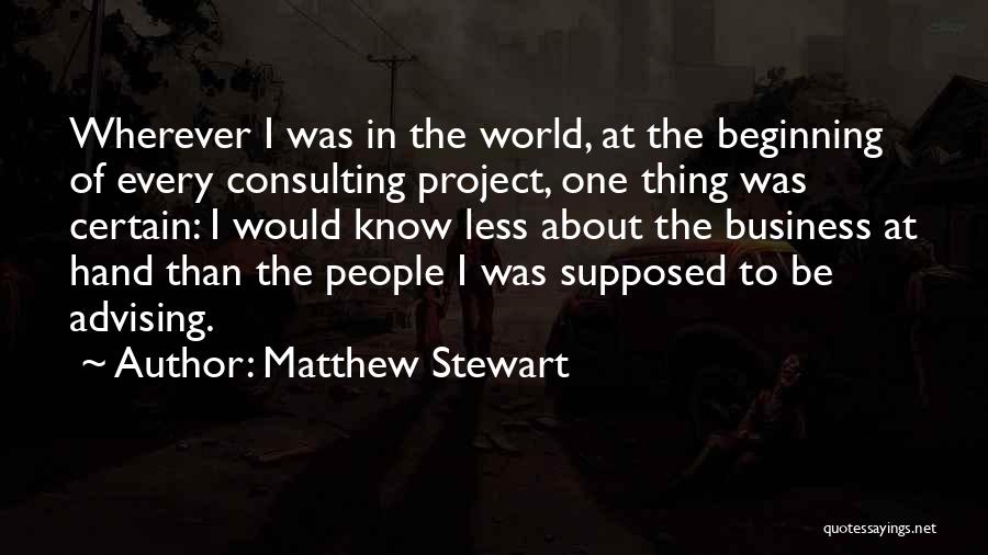 Matthew Stewart Quotes 948548