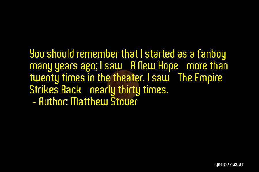 Matthew Stover Quotes 827042