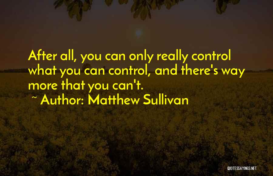 Matthew Sullivan Quotes 135561