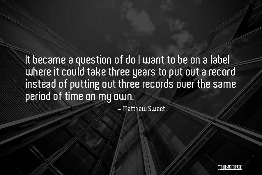 Matthew Sweet Quotes 588565