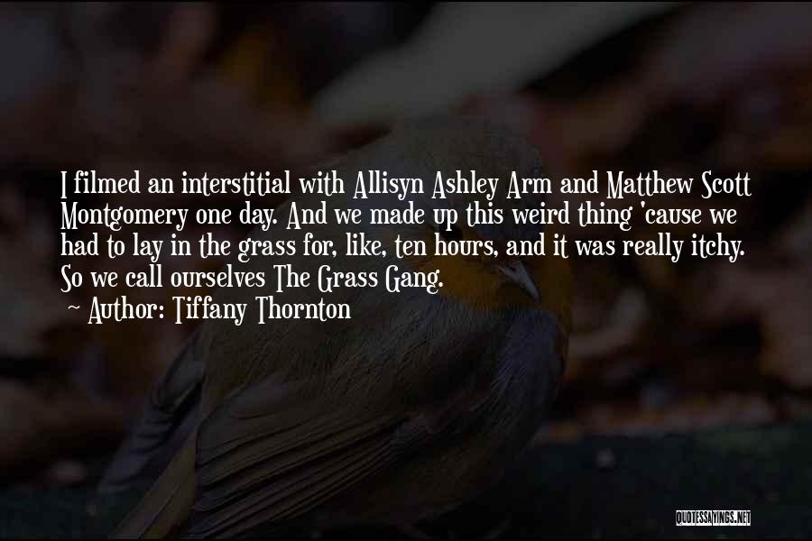 Matthew Thornton Quotes By Tiffany Thornton