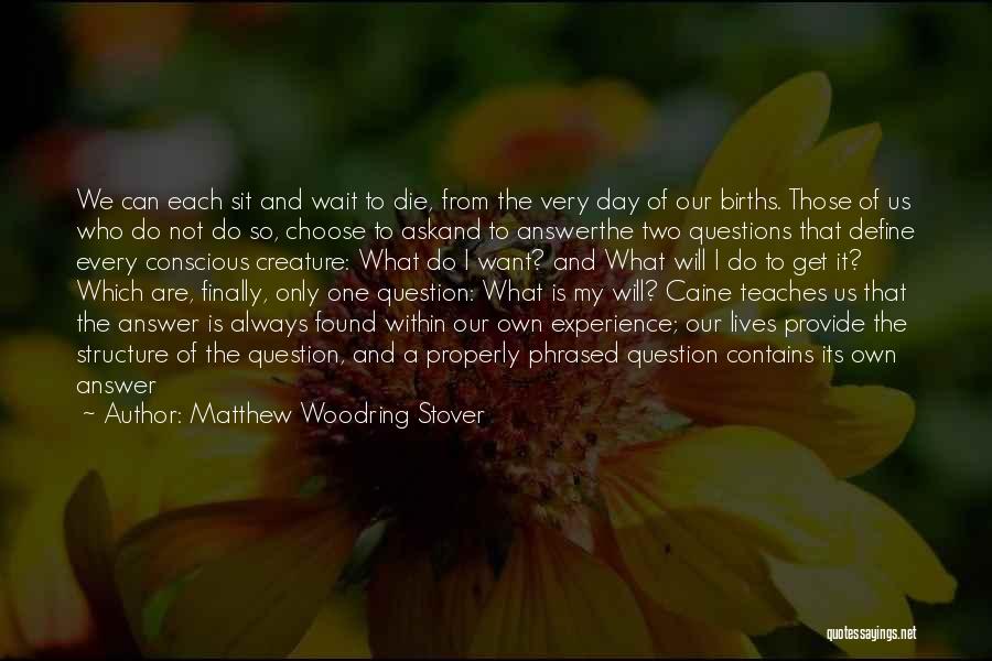 Matthew Woodring Stover Quotes 2152661