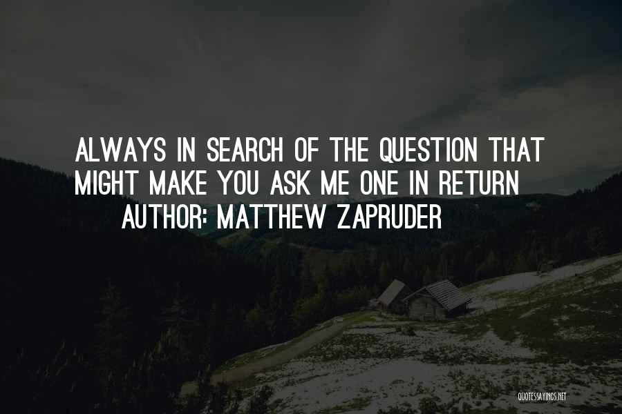 Matthew Zapruder Quotes 1724596