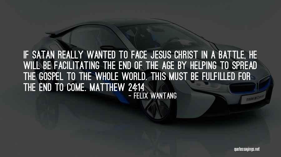 Matthew's Bible Quotes By Felix Wantang