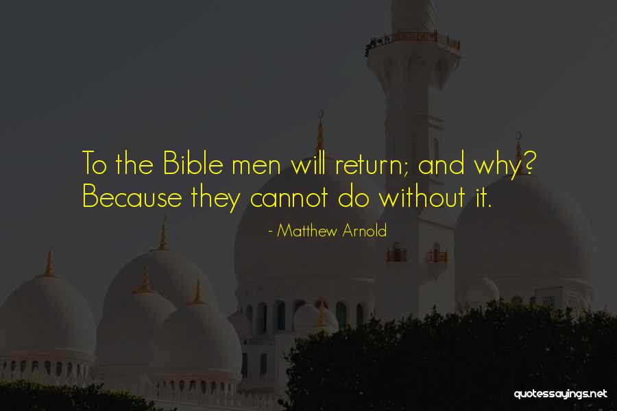 Matthew's Bible Quotes By Matthew Arnold