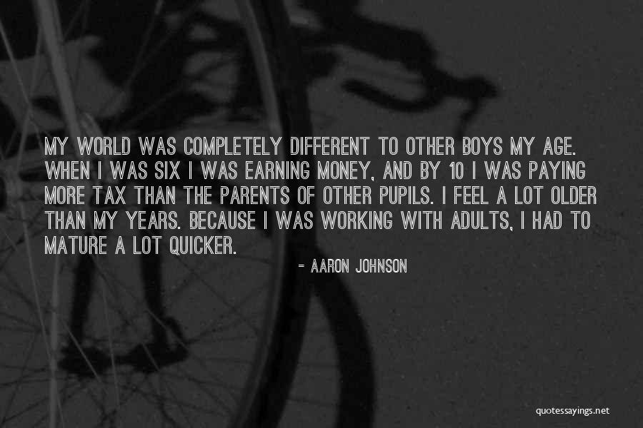 Mature Adults Quotes By Aaron Johnson Mature Adults Quotes By Aaron Johnson
