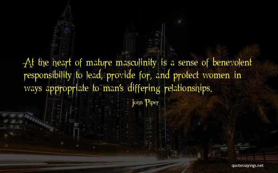 Mature Man Quotes By John Piper