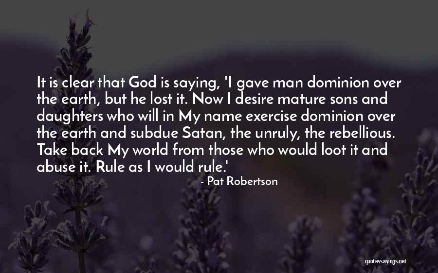 Mature Man Quotes By Pat Robertson Mature Man Quotes By Pat Robertson