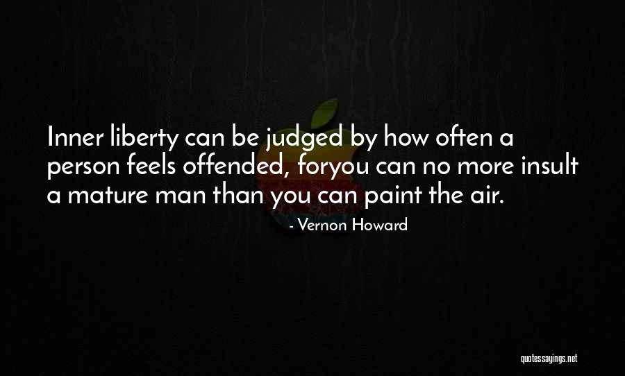 Mature Man Quotes By Vernon Howard