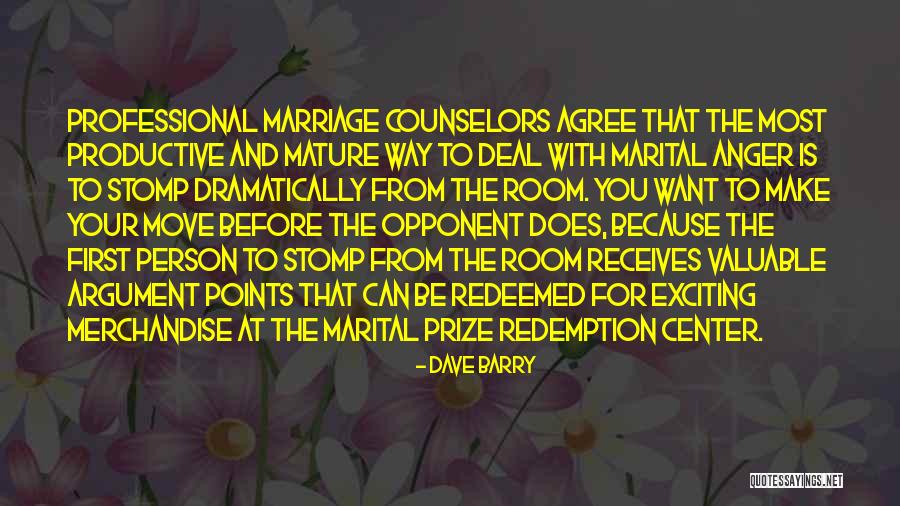 Mature Marriage Quotes By Dave Barry