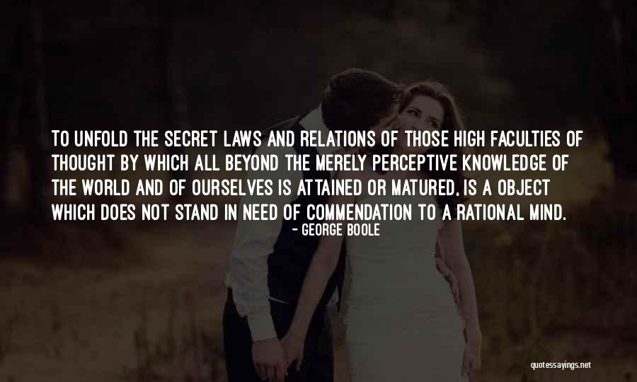 Matured Mind Quotes By George Boole Matured Mind Quotes By George Boole