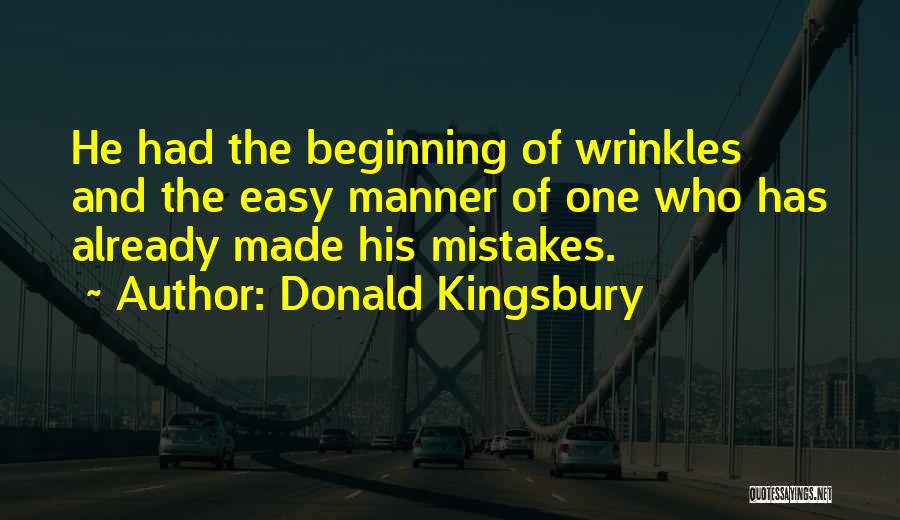 Maturity And Age Quotes By Donald Kingsbury