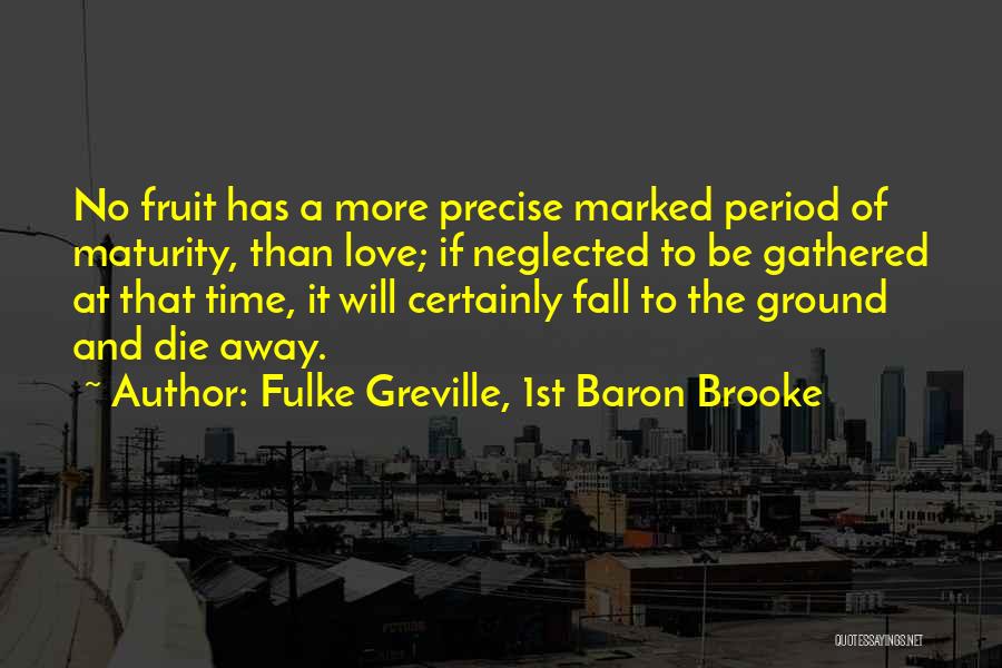 Maturity And Love Quotes By Fulke Greville, 1st Baron Brooke