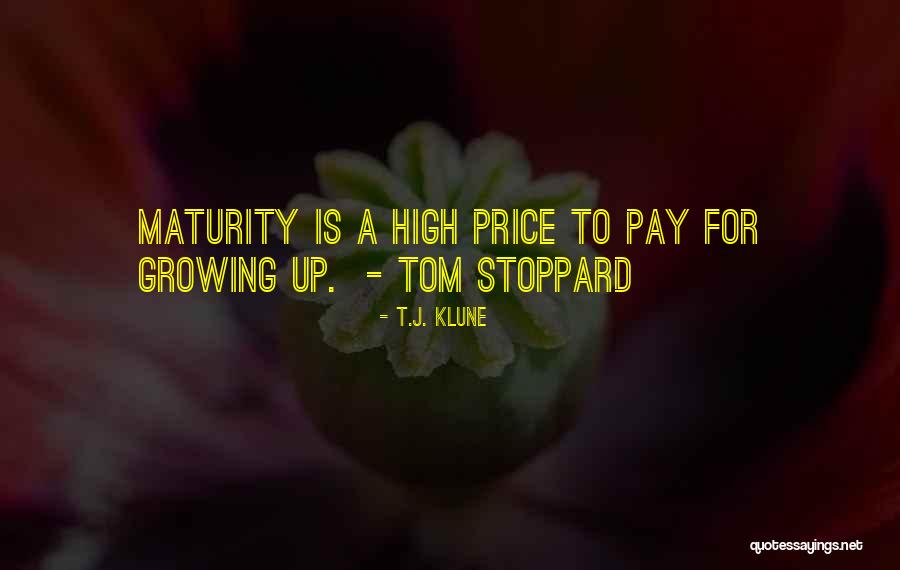 Maturity Growing Up Quotes By T.J. Klune Maturity Growing Up Quotes By T.J. Klune