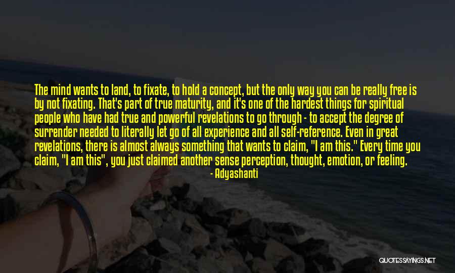 Maturity Through Experience Quotes By Adyashanti Maturity Through Experience Quotes By Adyashanti