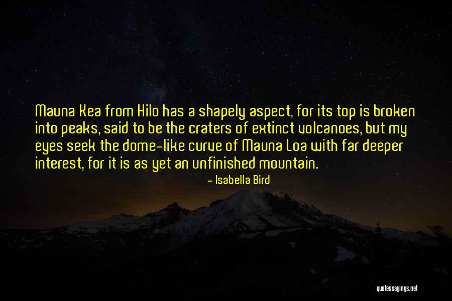 Mauna Kea Quotes By Isabella Bird