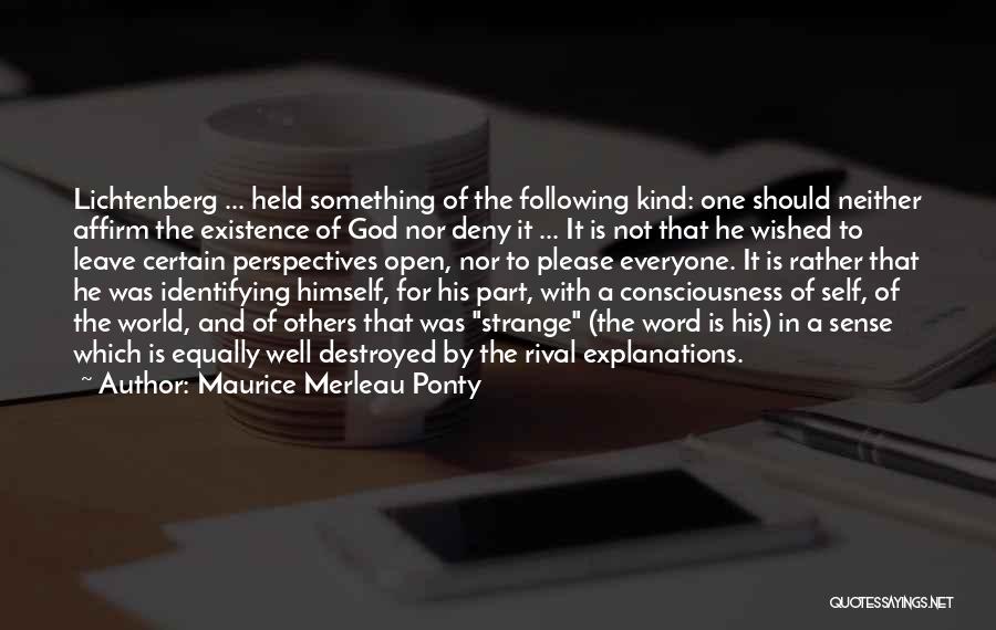 Maurice Merleau Ponty Quotes 1190859