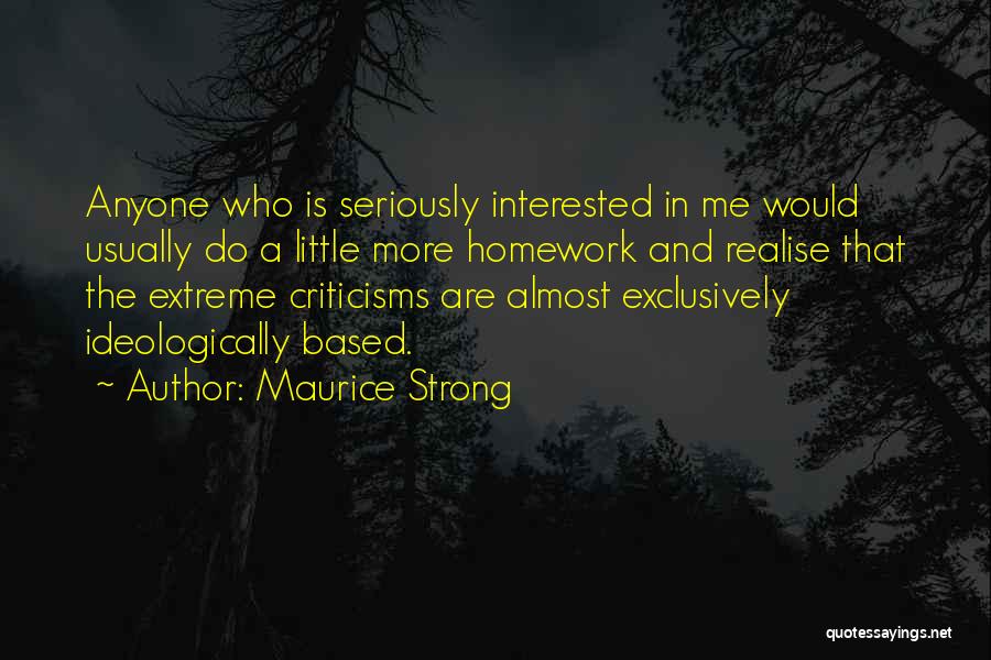Maurice Strong Quotes 1831562