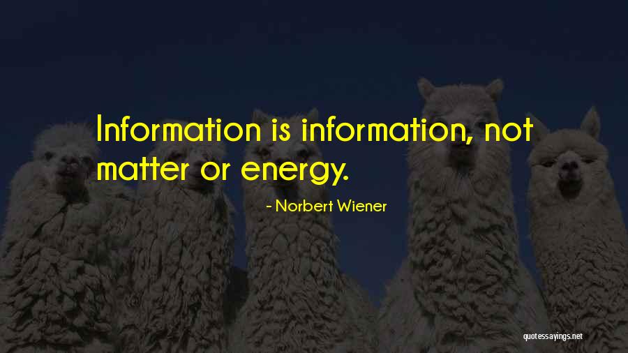 Mauricio Dubon Quotes By Norbert Wiener Mauricio Dubon Quotes By Norbert Wiener