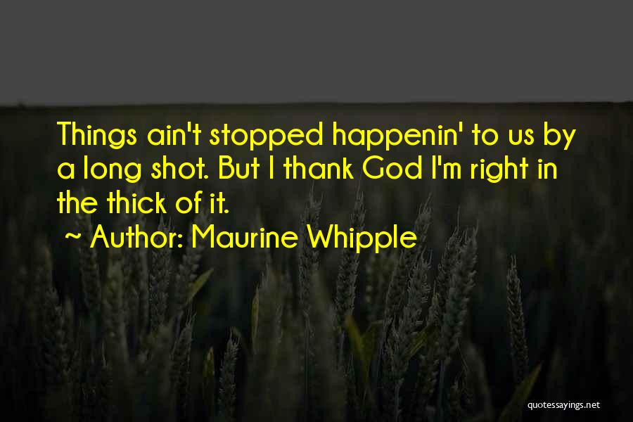 Maurine Whipple Quotes 991964