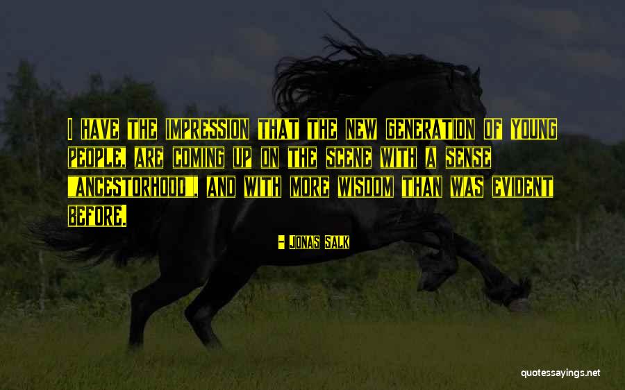 Maurissa Racer Quotes By Jonas Salk Maurissa Racer Quotes By Jonas Salk