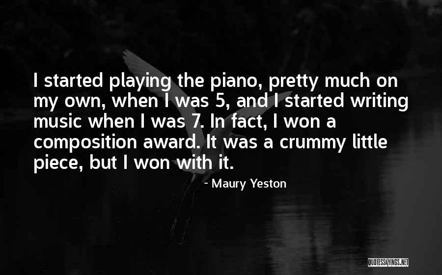 Maury Quotes By Maury Yeston Maury Quotes By Maury Yeston