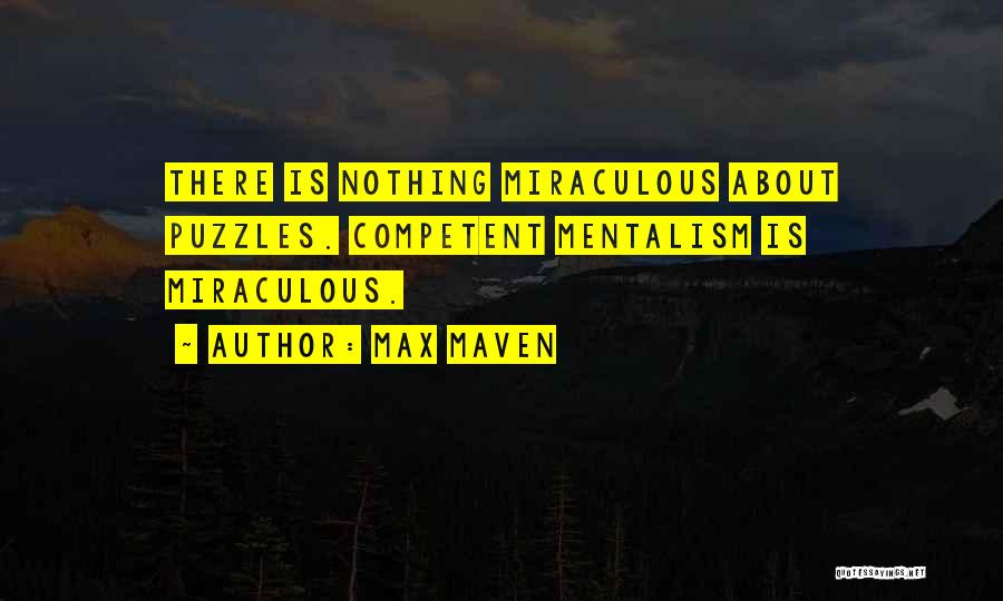 Maven Quotes By Max Maven