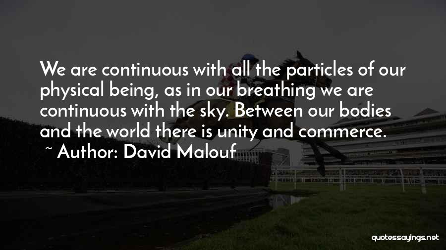 Mawani Login Quotes By David Malouf