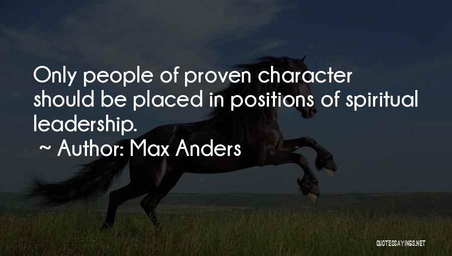Max Anders Quotes 629363