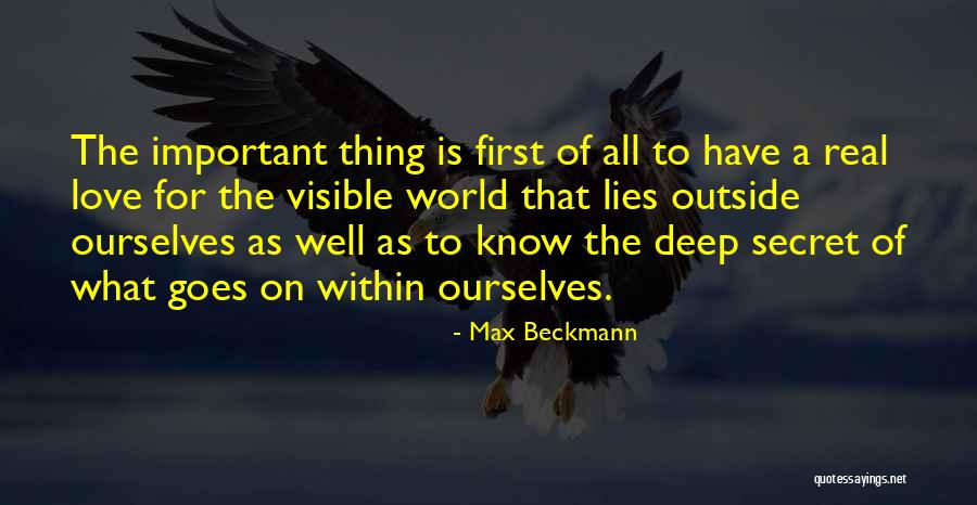 Max Beckmann Quotes 996355 Max Beckmann Quotes 996355